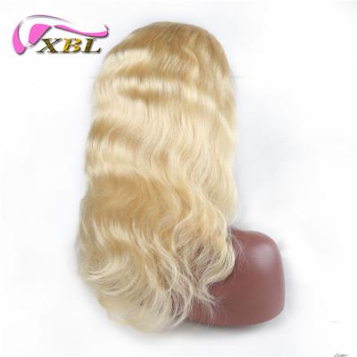 China Full Body Wave XBL Human Hair 613 Blonde Virgin Hair Beyonce Lace Wig for sale