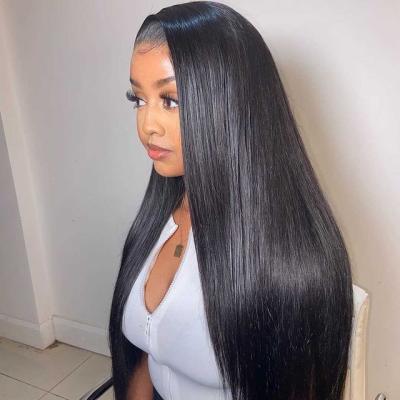 China Silky Straight Virgin Hair Wave XBL Lace Frontal Wig,HD Lace Frontal Wig For Black Women,150%180% Density Straight Frontal Wig for sale