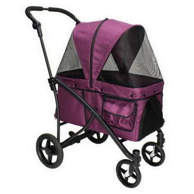 China Wholesale High Quality Viable Foldable 4 Wheel Dog Stroller for sale