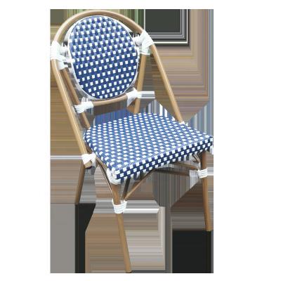 China L-137 UV Resistant Vintage Furniture Outdoor French Rattan Bistro Chair for sale