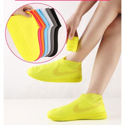 China Fashion Trend Waterproof Unisex Rain Shoe Covers Silicone Folding Protectors Rain Boots for sale