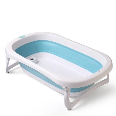 China 2021 New Design Foldable Baby Bathtub Kids Portable Baby Tub Bathtub Usefully With Temperature Sensing for sale