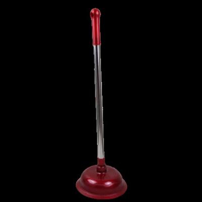 China Stainless Steel Viable Red Rod For Household Toilet Dredge Suction Tube Toilet Dredge Water Suction Pull Cleaning Toilet Bowl for sale