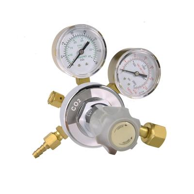 China Carbon Dioxide CO2 Solder/Cutoff Pressure Regulator Full Brass Brazilian Series Weld/Cut With CGA580 Inlet Connection for sale