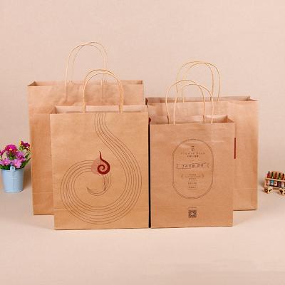 China High Quality Recyclable Thicken Household Product Paper Bag Wholesale Price Sturdy Cheap Customized To Recycle Kraft Paper Bag for sale