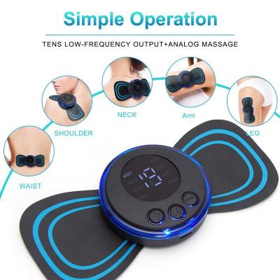 China Body EMS Massage Sticker Massage patchMicro current cervical massage pad for sale