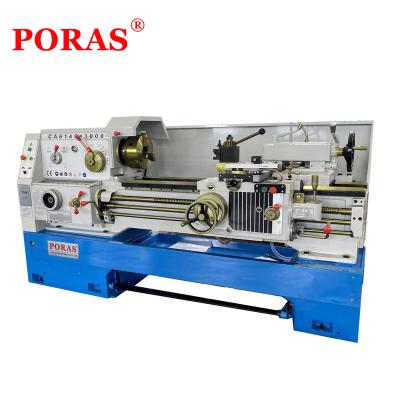 China Hotels PORAS Machinery Metal Lathe Cutting Machine CA6140 Manual Lathe Machines For Sale for sale