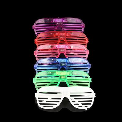 China New LED Glasses One Piece Disco Bar Sci-Fi Cyberpunk Female Male Luminous Plastic Sun Glasses One Piece Sunglasses for sale