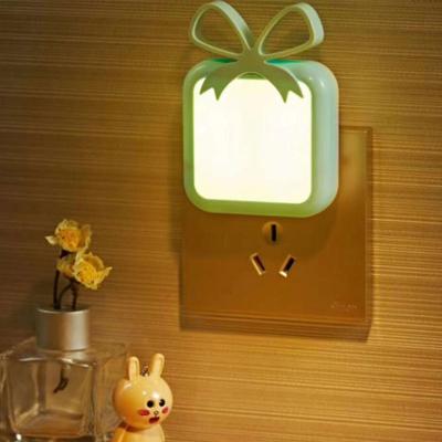 China Farmhouse Bedroom Mini Creative Energy Saving Plug-in Multi-shape Led Light Control Night Light for sale