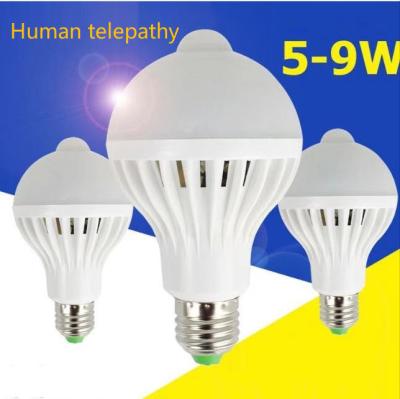 China Smart Emergency Human Body Induction Light Bulb LED Light Bulb E22 B27 4.2V for sale