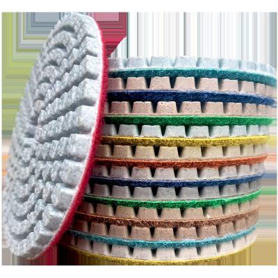 China High Work Efficiency Polishing Pad Concrete Polishing Pads Drill Polishing Pad for sale