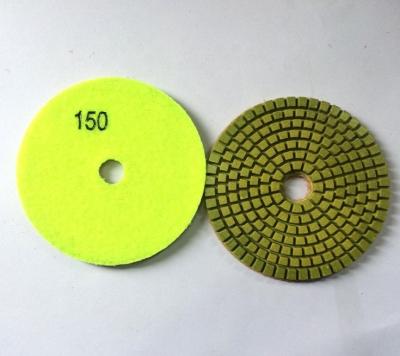 China 100mm Diamond Marble Stone Wet Polishing Concrete Polishing Pad for sale