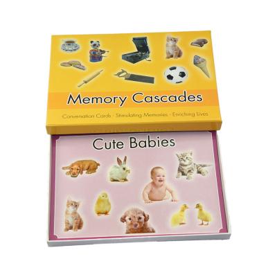 China Wholesale Promotional Custom Cambling Educational Flash Cards Love English Flashcard Printing for sale