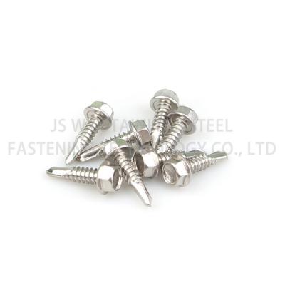 China Stainless Steel 410/304/316/A2/A4/CI/BIMETALLIC DIN7504K Hex Joint Multifunctional Head Screws Stainless Steel Self Drilling Screws for sale