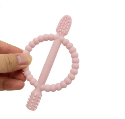 China YDS Toy New Arrival Food Grade Soft Silicone Teething Toy Silicone Teether Bracelet Baby Teething Toys for sale