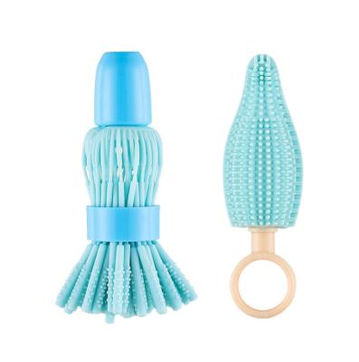 China Newest YDS Kit Bottle Cleaner Viable Silicone Bottle Brushes For Water Bottle for sale