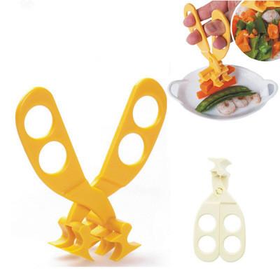 China Universal Portable Plastic Cutting YDS Baby Food Scissors for sale