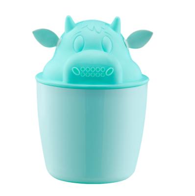 China Hand Washing Cute Cow Rinse Shampoo Rinser Baby Rinse Cup Baby Bath Rinser Washing Hair Cup at YDS for sale