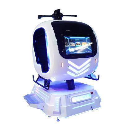 China Theme Park+museum+game center popular vr flight simulator Vr helicopter for virtual reality games for sale