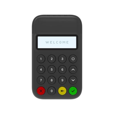 China 80g gewichtsemv POS-terminal, de Machine van Bluetooth POS met Enige Kleurenvertoning Te koop