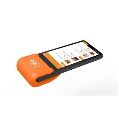 China Slim Mobiel Slim de POS-terminaltouch screen van Android Handbediend met Streepjescodescanner Te koop