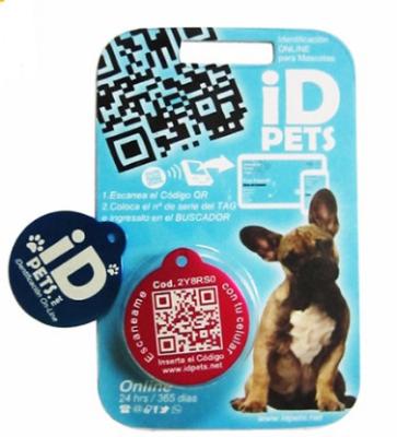 China De Markering NFC van de QR Coderfid Hond voor Huisdieren Anti Verloren 213 Epoxy Waterdicht Te koop