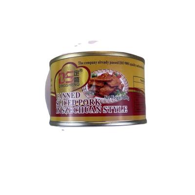 China 198g canned SLICED PORK IN SICHUAN STYLE for sale