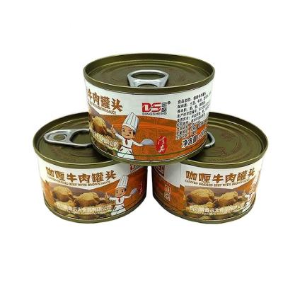 China 100g canned canned curry beef halal food for sale