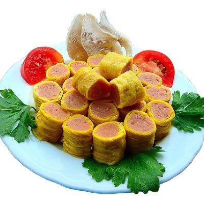 China 500g*24tins canned canned pork bun egg roll and pork luncheon meat for sale