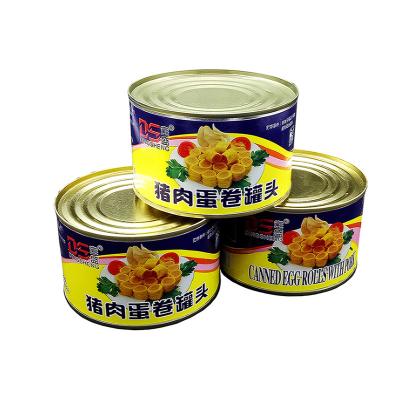 China 500g canned canned pork bun egg roll and pork luncheon meat for sale