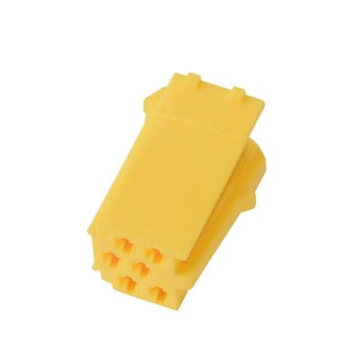 China Factory Price 6 Pin Automotive Waterproof Yellow Female Car Auto Connector 493576-2 for sale