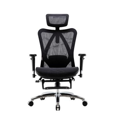 China Modern Cheap Prices SIHOO M57 (Height) High Back Swivel Executive Office Ergonomic Mesh Adjustable Chairs With Footrest for sale