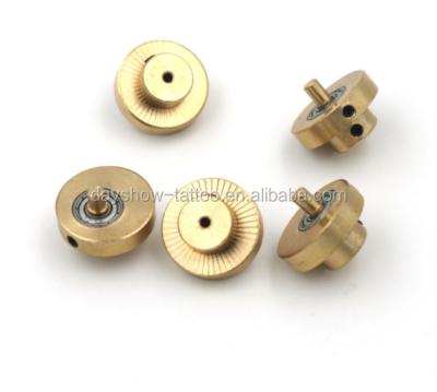 China Brass Rotary Tattoo Machine Shader Cam Wheel Bearing Golden Machine Part Accessories 3.5mm Copper Copper For Supply for sale