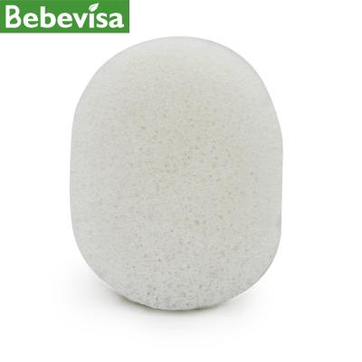 China All Natural Bebevisa 2021 Exfoliate Amazon Sponge Shower Sponge Konjac Sponges Natural Face Hot Seller Oval Shape Pure All Natural Tissue for sale