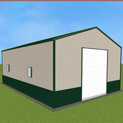 China Steel Structure Prefab Poultry House Prefab Garage Workshop for sale