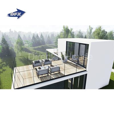 China Mobile Light steel structure villa house design tiny house prefabricated luxury villa for sale en venta