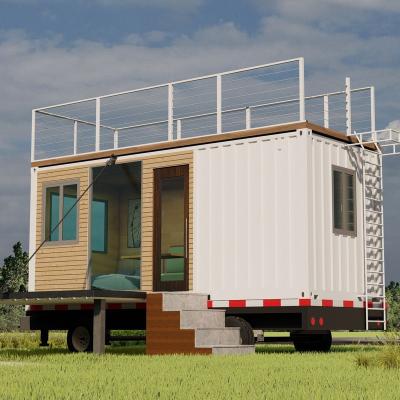 중국 Modern Tiny Trailer Container Homes Prefab Kit 판매용