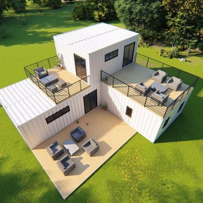 China 40 feet shipping container homes prefab house luxury for sale for sale