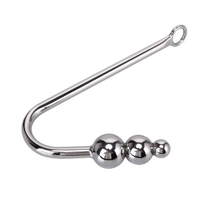 China High quality stainless steel metal accessories sex anal hook bdsm anal hook for couples for sale