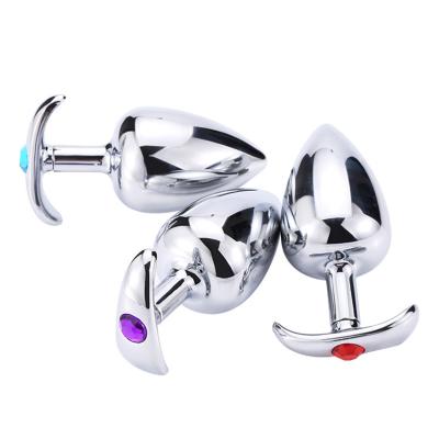 China High Quality Aluminum Alloy Jewelry Butt Plug Metal Good Price Anal Plug For Pleasure for sale