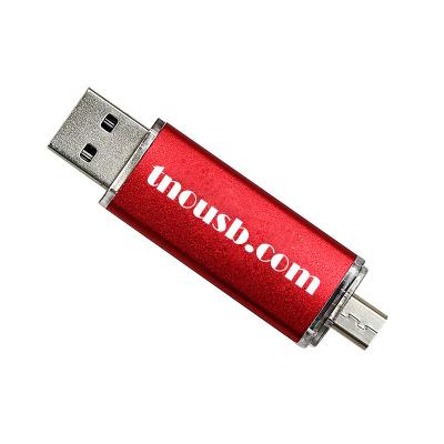 China Custom Rectangle OTG USB Drive Flash Pen Drive USB Memory Stick For Mobile Phone 1GB 2GB 4GB 8GB 16GB 32GB 64GB for sale