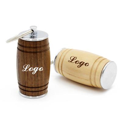 China Wooden wine barrel pendrive cool instruments custom made wood 4gb 8Gb 16Gb 32Gb 64Gb form Usb flash drives for sale