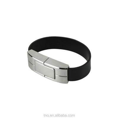 China Custom USB leather instant drive wristband pendrive 1GB 2GB 4GB 8GB 16GB 32GB for sale