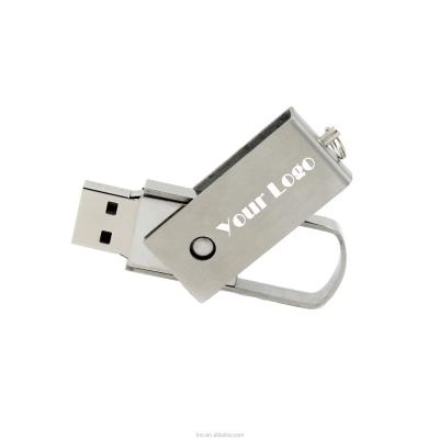 China Custom Promotional Cheap Lanyard Swivel Metal USB Stick 2gb 4gb 8gb 16gb for sale