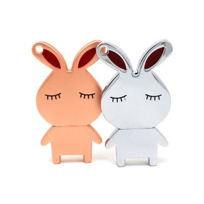 China Wholesale Cartoon Cute Metal USB Stick Rabbit Shape Pen Drive Usb Flash Drive for sale