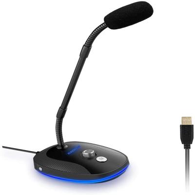 China PC Mini Condenser Usb Microphone Headset Microphone Kit for youtube skype for sale