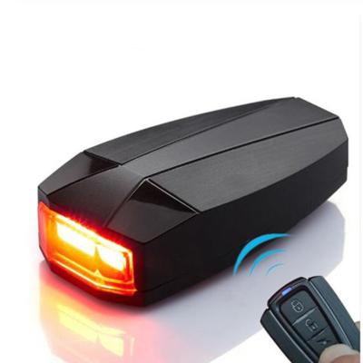 China Bicycle Rear Light Alarm Tail Light USB Rechargeable Wireless Remote Control Bicycle Burglar Tail Light Cycling Rear Bike Accessories for sale