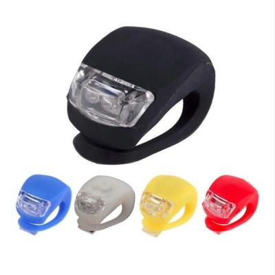 China Fashionable Bicycle Decoration Bicycle Light Silicone LED Bike Light Waterproof Bike Headlight And Taillight for sale