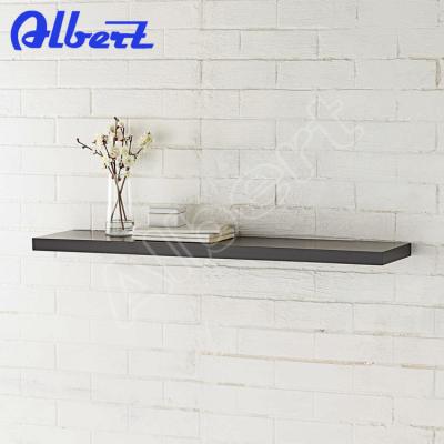 China Easy Assembly I Shape MDF Modern Design Hanging Wall Shelf for sale