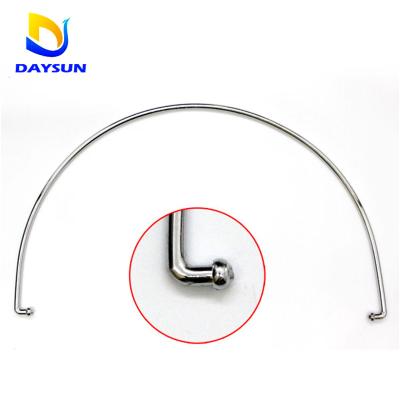 China Stocked Custom Metal Iron Rivet Edge Household Bucket Handles with Chrome Plating for sale